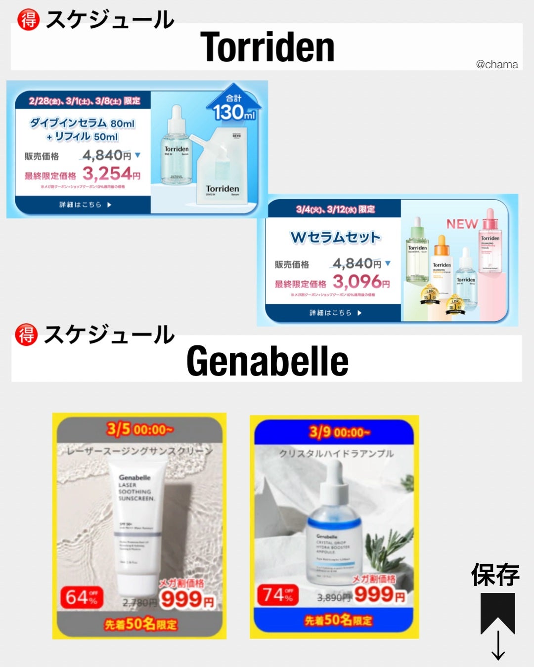 chama |ニキビ体質の正直レビュー🌻 on LIPS 「Qoo10メガ割✨2025春☘️恒例のお得な日をまとめてみたよ..」(10枚目)