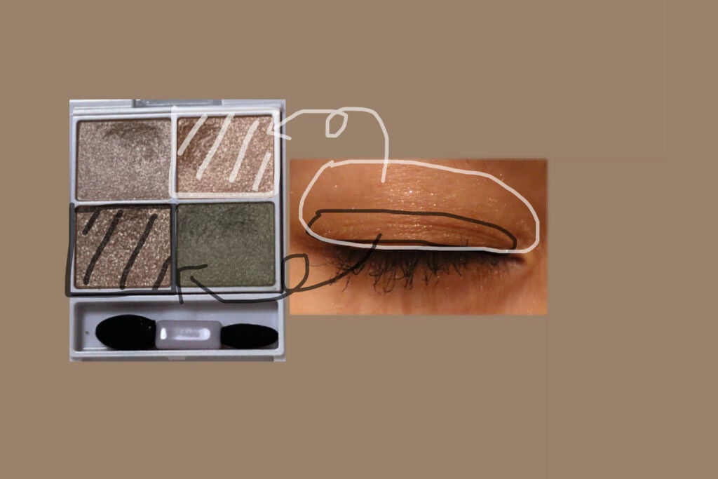 ジェルアイライナー/CEZANNE/ジェルアイライナーを使ったクチコミ(3枚目)