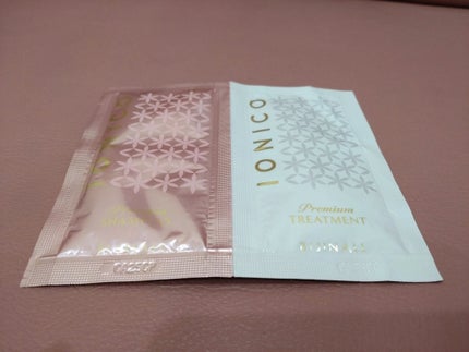 IONICO プレミアム ボンドメンテシャンプー/ボンドメンテトリートメントのクチコミ「女の子らしい華やかな香りがします。
フラワーの香りが香水のようで、個人的には好きでした。
.....」(1枚目)