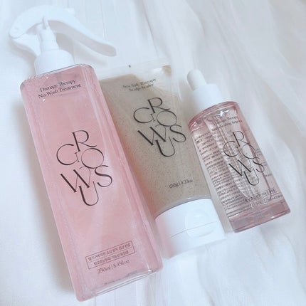 シーソルトセラピースカルプスケーラー/GROWUS/ヘッドスクラブを使ったクチコミ(2枚目)