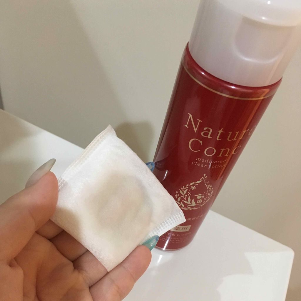 ネイチャーコンク 薬用 クリアローションとてもしっとり/ネイチャーコンク/拭き取り化粧水を使ったクチコミ（3枚目）