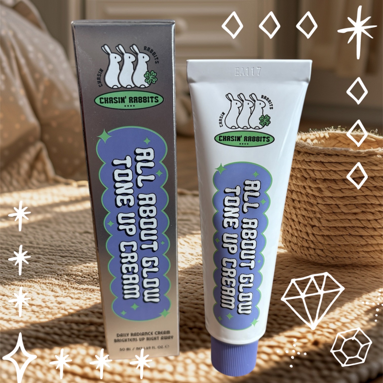 オールアバウトグロウトーンアップクリーム/CHASIN'RABBITS/化粧下地を使ったクチコミ（1枚目）