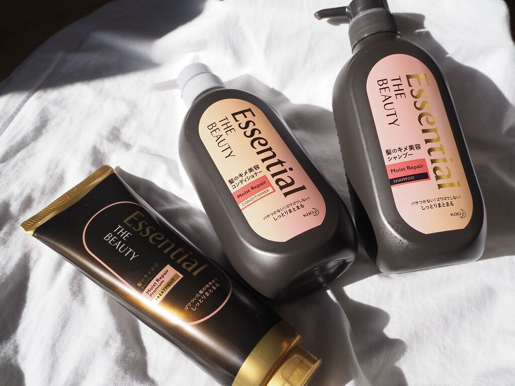 THE BEAUTY 髪のキメ美容シャンプー／コンディショナー＜モイストリペア＞	/エッセンシャル/市販シャンプーを使ったクチコミ（1枚目）