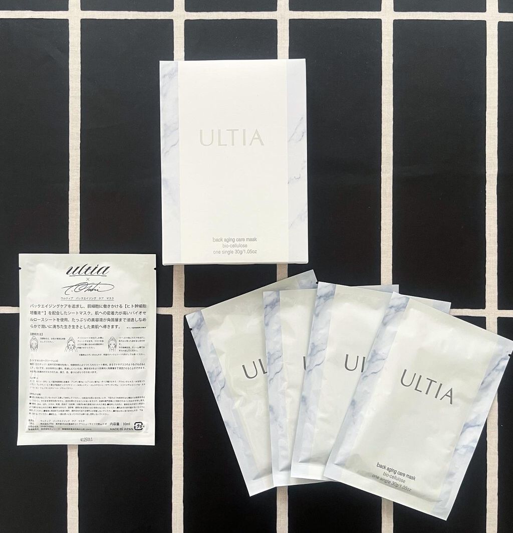 back aging care mask/ULTIA/シートマスク・パックを使ったクチコミ（1枚目）