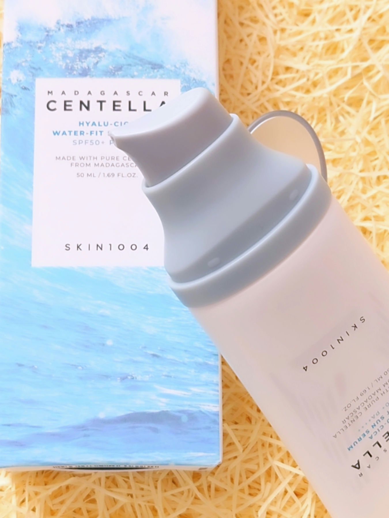 ヒアルーシカ ウォーターフィット サンセラム/SKIN1004/日焼け止めローションを使ったクチコミ（2枚目）