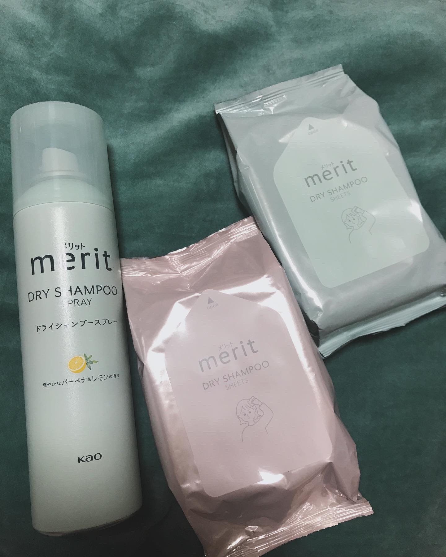 メリット ドライシャンプーシート すっきり爽快タイプ/メリット/ドライシャンプーを使ったクチコミ（1枚目）