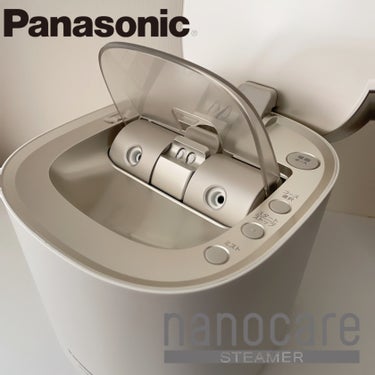 Panasonic スチーマー ナノケア EH-SA0Bのクチコミ「Panasonic様からスチーマーナノケアをいただきました。

Panasonic
スチーマー.....」（1枚目）