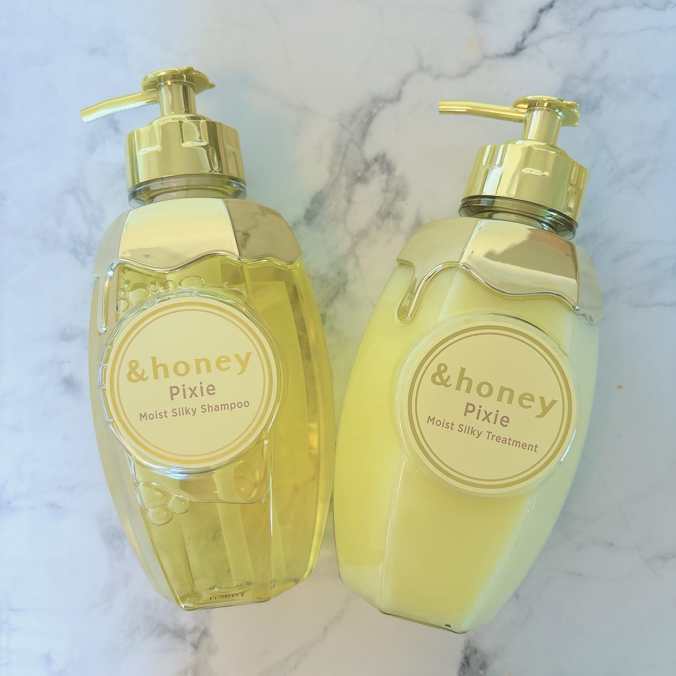 アンドハニー ピクシー モイストシルキー シャンプー1.0/ヘアトリートメント2.0/&honey/市販シャンプーを使ったクチコミ（1枚目）