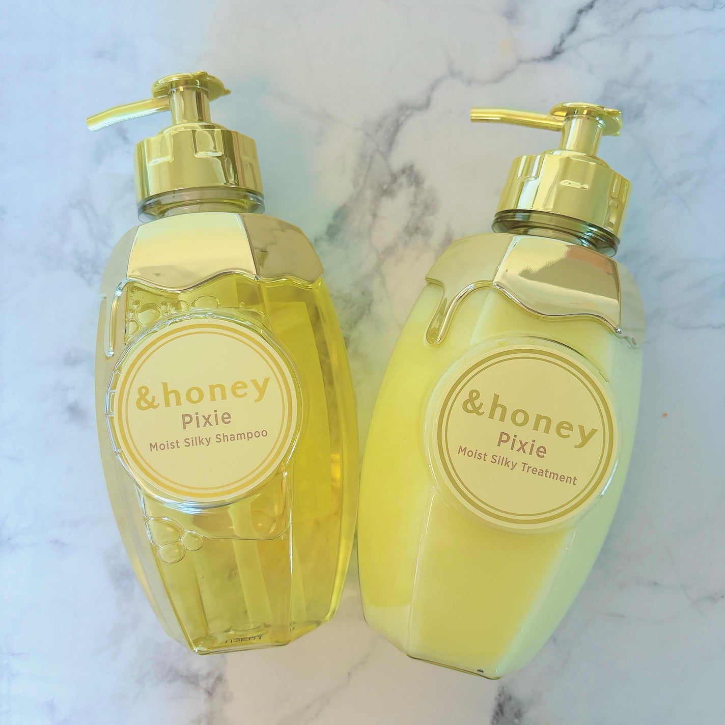 アンドハニー ピクシー モイストシルキー シャンプー1.0/ヘアトリートメント2.0/&honey/市販シャンプーを使ったクチコミ(1枚目)