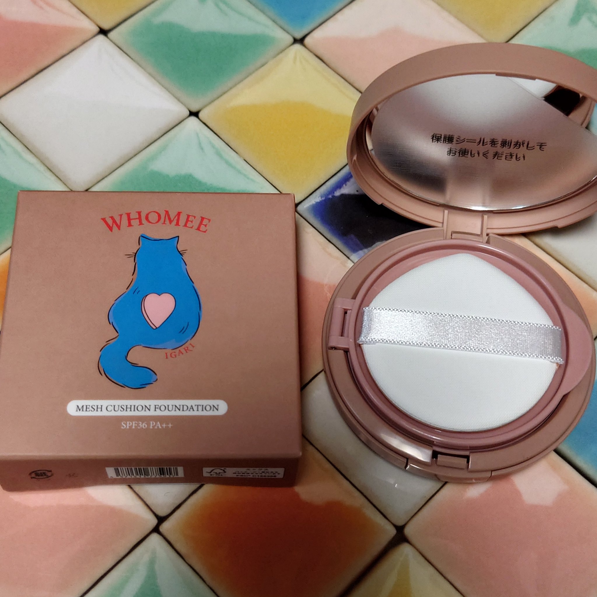 フーミー メッシュクッション/WHOMEE/クッションファンデーションを使ったクチコミ（1枚目）