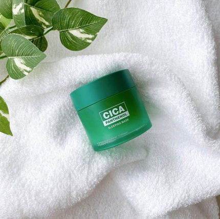 シカパンテノールスリーピングマスク/SNP/フェイスクリームを使ったクチコミ(1枚目)