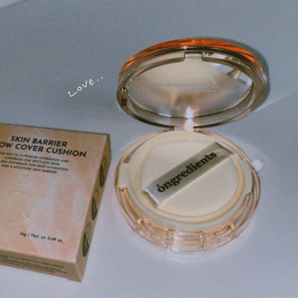 スキンバリアグロウカバークッション/Ongredients/クッションファンデーションを使ったクチコミ(5枚目)