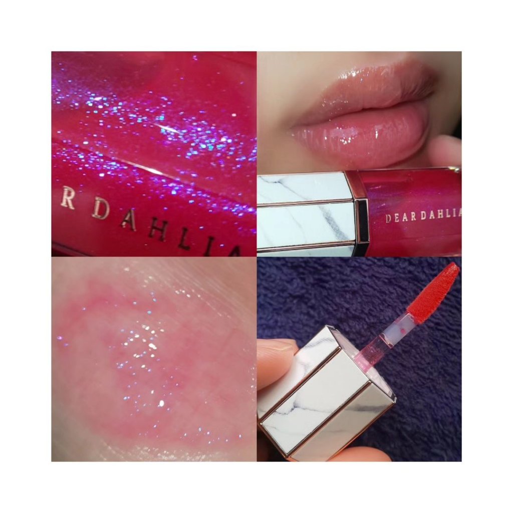 パラダイスオーロラシャインリップトリートメント トワイライト/DEAR DAHLIA/リップグロスを使ったクチコミ（2枚目）
