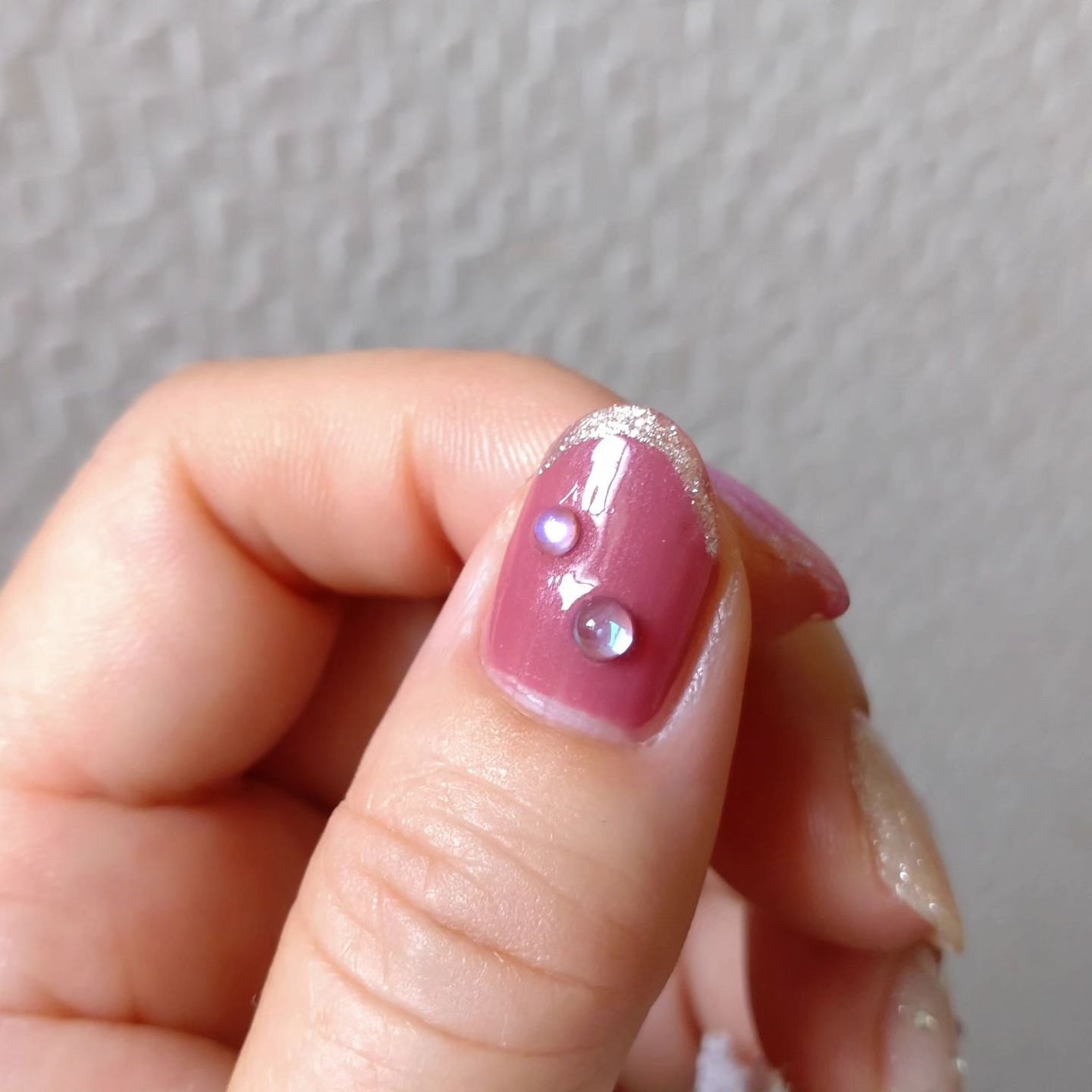 ミルクティ on LIPS 「✴✴#きゅーーーとがぁりぃネイル💖✴キルティングもどき……とい..」(5枚目)