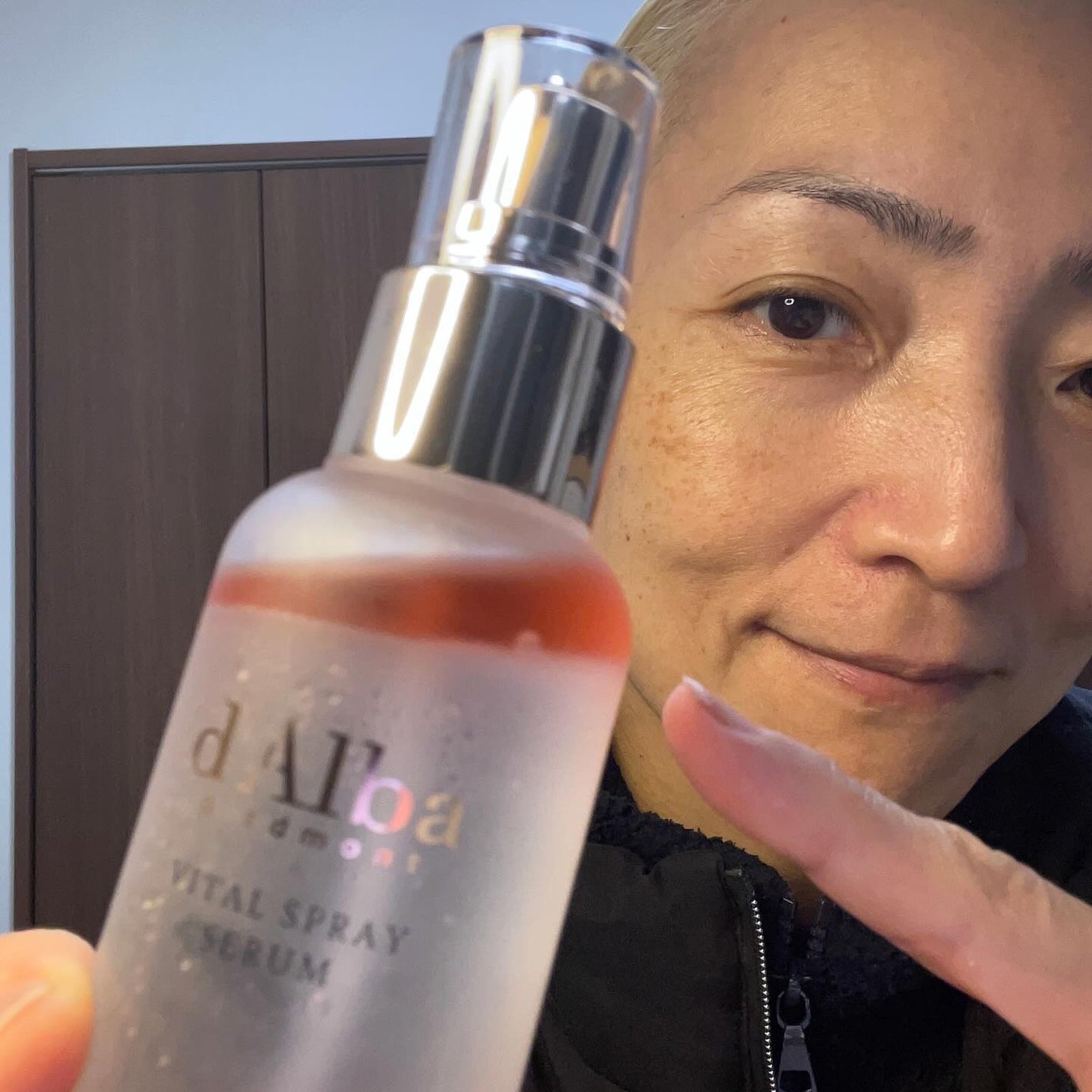 ダルバ ホワイトトリュフバイタルスプレーセラム/ダルバ/ミスト状化粧水を使ったクチコミ(2枚目)