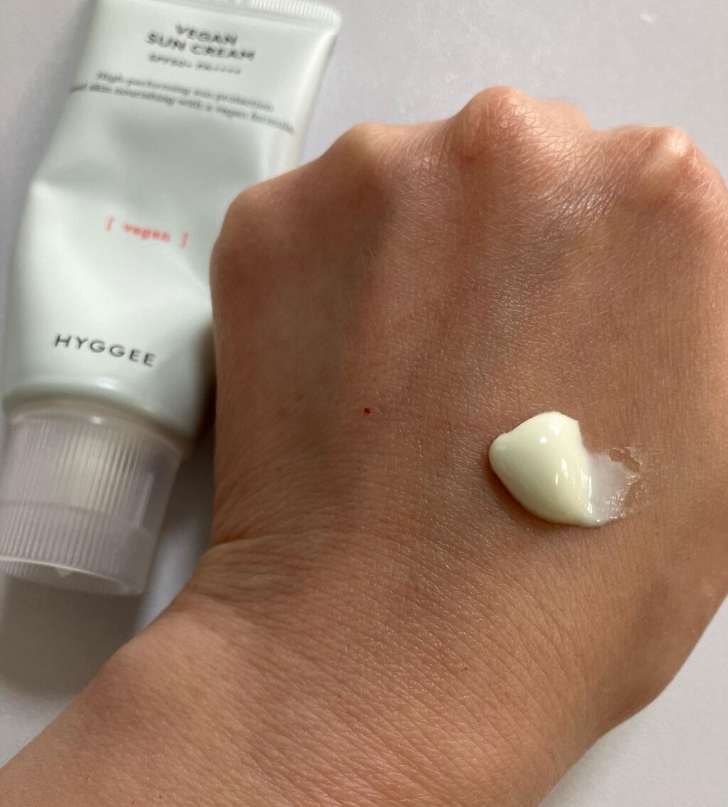 ヴィーガンサンクリーム/HYGGEE/日焼け止めクリームを使ったクチコミ(2枚目)