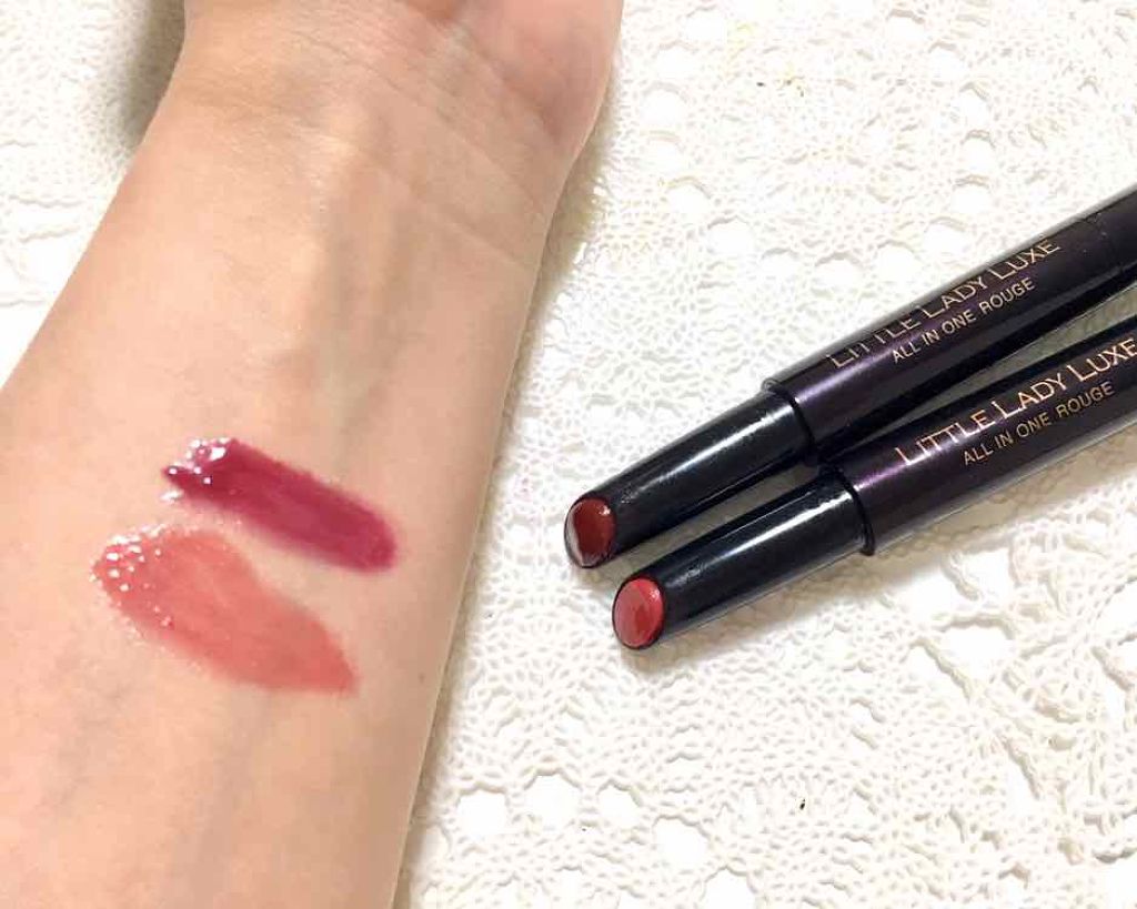 オールインワンルージュ/リトルレディ リュクス/リップグロスを使ったクチコミ（2枚目）