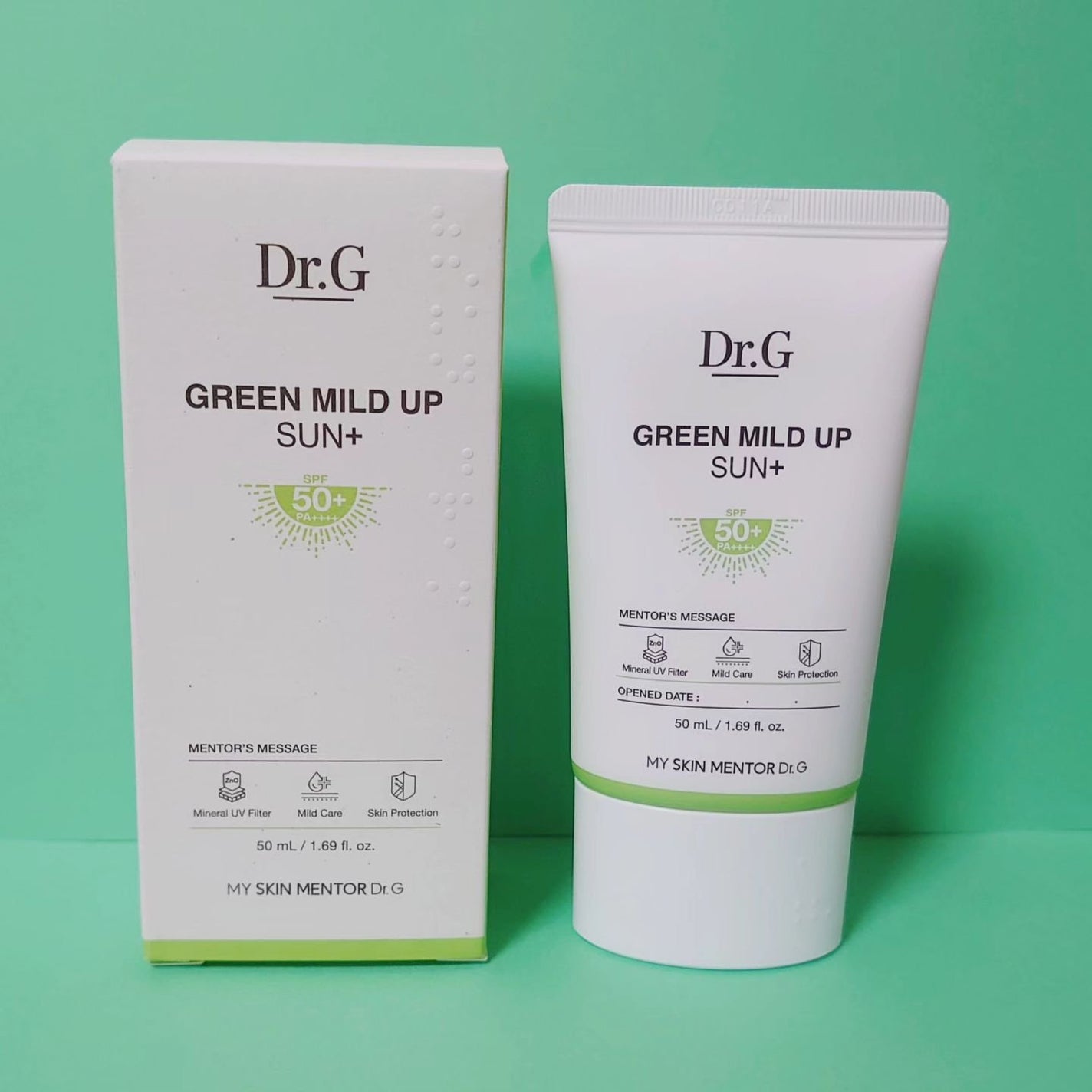 グリーンマイルドアップサンプラス/Dr.G/日焼け止めクリームを使ったクチコミ(1枚目)