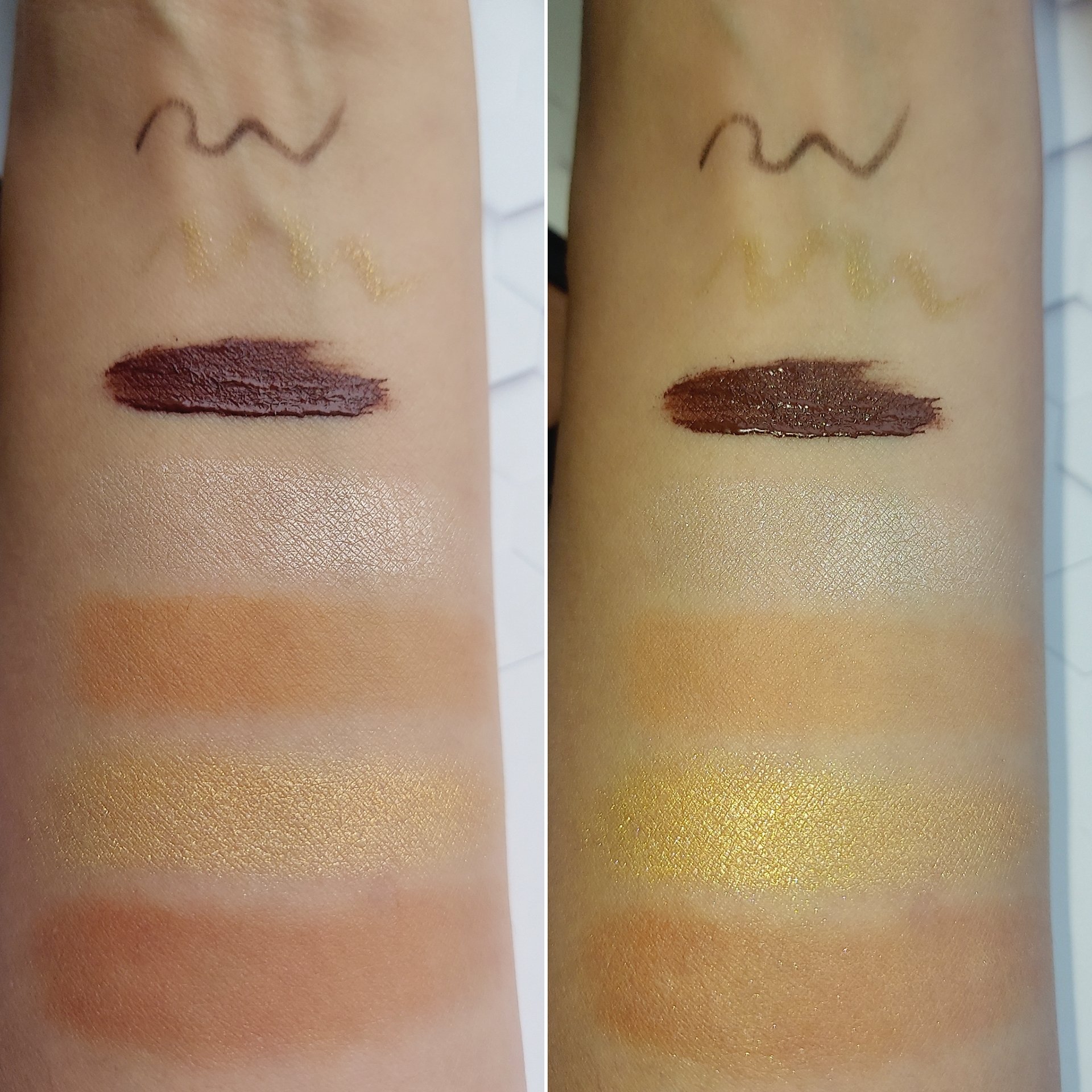 エトワルローズ 4色アイシャドウ 10 ミエル/Étoile Rose/アイシャドウパレットを使ったクチコミ（2枚目）