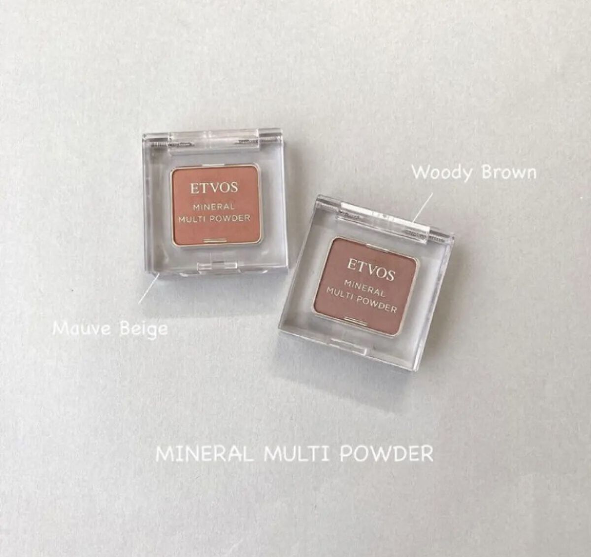ミネラルマルチパウダー リネンベージュ/エトヴォス/単色アイシャドウを使ったクチコミ（1枚目）