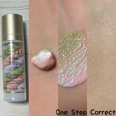 stila one step correctのクチコミ「
⭐️プライマー


ピンク、緑、紫のカラーが混ざって出てくるプライマーです✨


カラープラ.....」（2枚目）