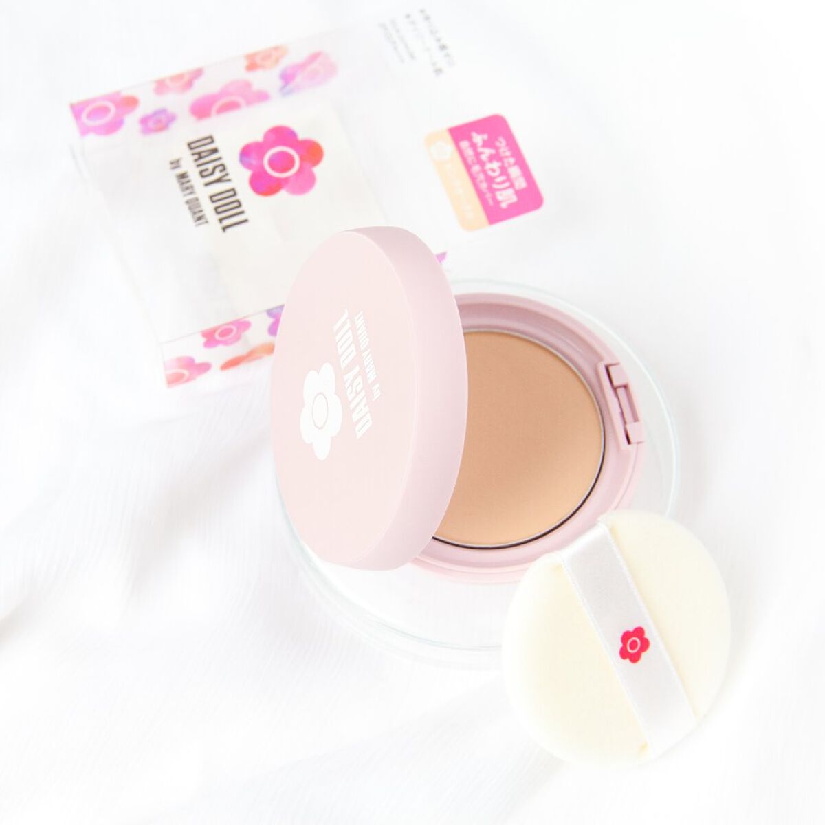 フェイス パウダー 02 ピンクオークル/DAISY DOLL by MARY QUANT/プレストパウダーを使ったクチコミ（1枚目）