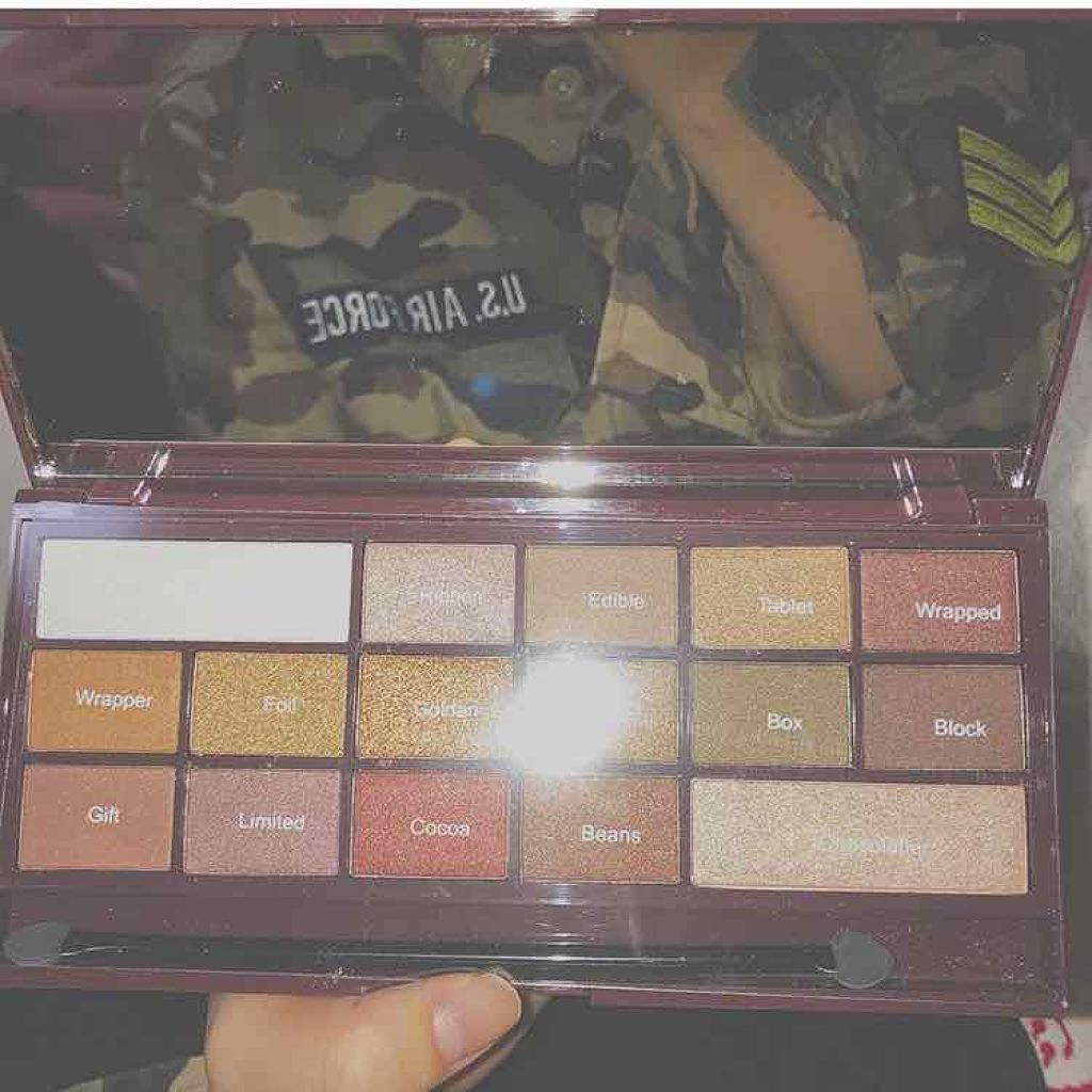 アイラブチョコレート/MAKEUP REVOLUTION/アイシャドウパレットを使ったクチコミ(1枚目)