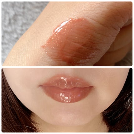 グラスティングカラーグロス/rom&nd/リップグロスを使ったクチコミ(3枚目)