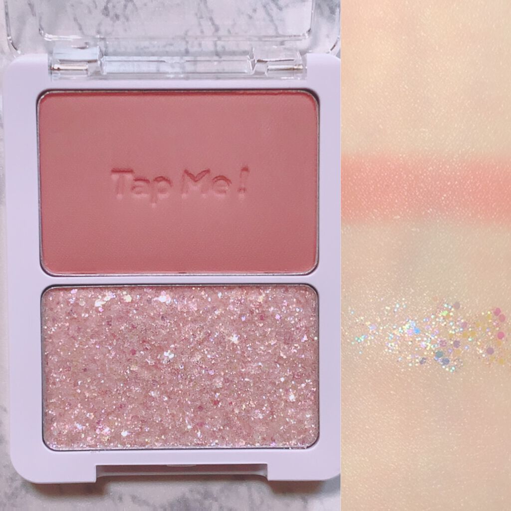 タップミー パレットデュオ/unleashia/アイシャドウパレットを使ったクチコミ(3枚目)