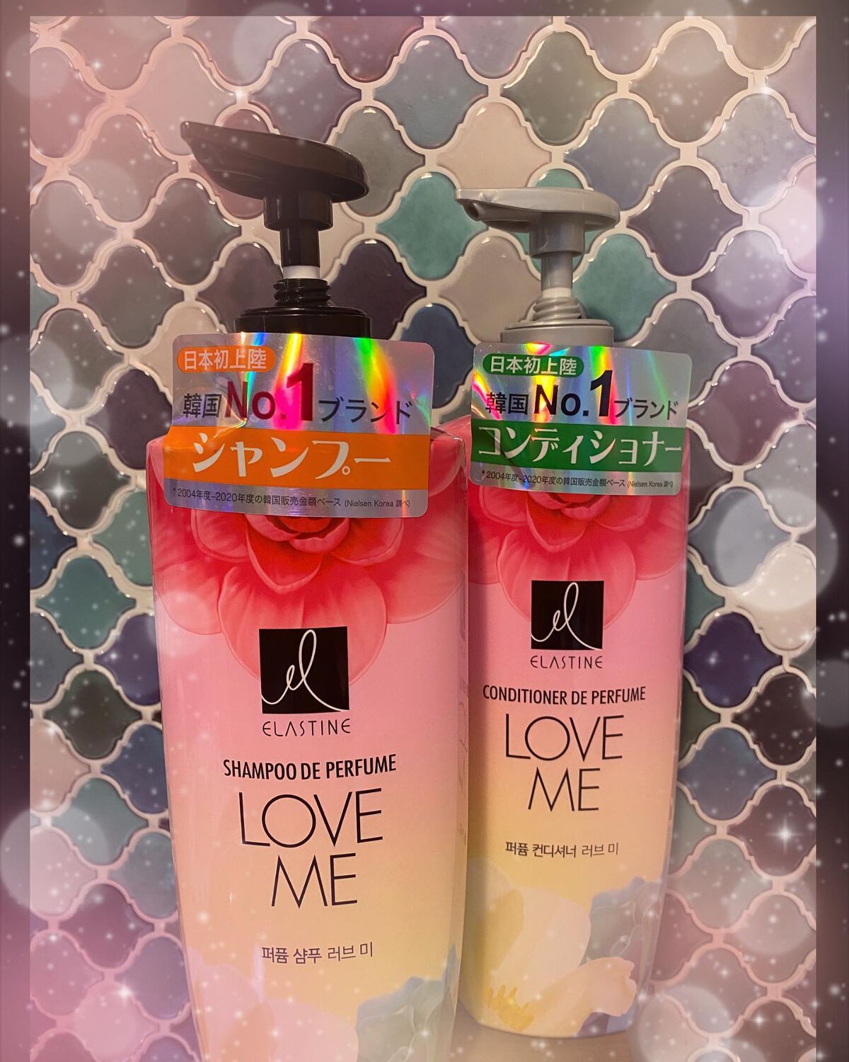 パフュームシャンプー&コンディショナー/エラスチン/シャンプー・コンディショナーを使ったクチコミ(1枚目)