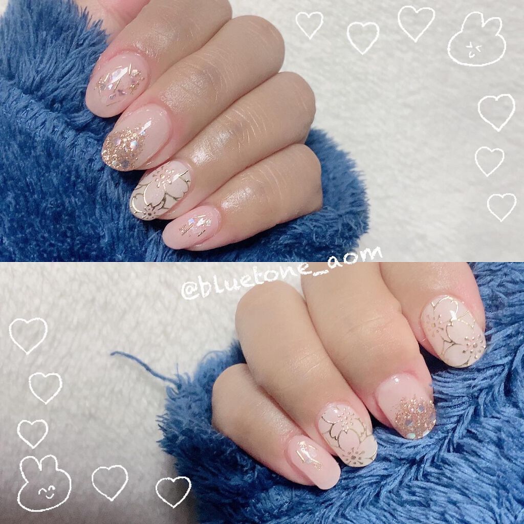 ⋆͛🦖⋆͛aomi on LIPS 「GELATOFACTORY桜シリーズ!ゴールドワイヤブロッサム..」(4枚目)