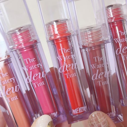 ザ ウォータリーデューティント/MERZY/リップティントを使ったクチコミ(5枚目)