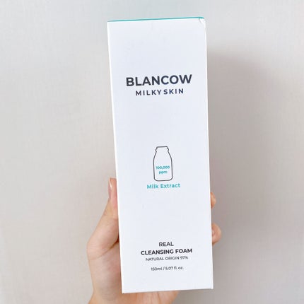BLANCOW ミルキー リアルクレンジングフォームのクチコミ「\BLANCOW ミルキー リアルクレンジングフォーム/
無難に使える洗顔料
ミルキーなの.....」(3枚目)
