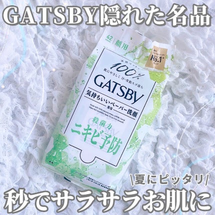 フェイシャルペーパー 薬用アクネケアタイプ/ギャツビー/その他洗顔料を使ったクチコミ(1枚目)