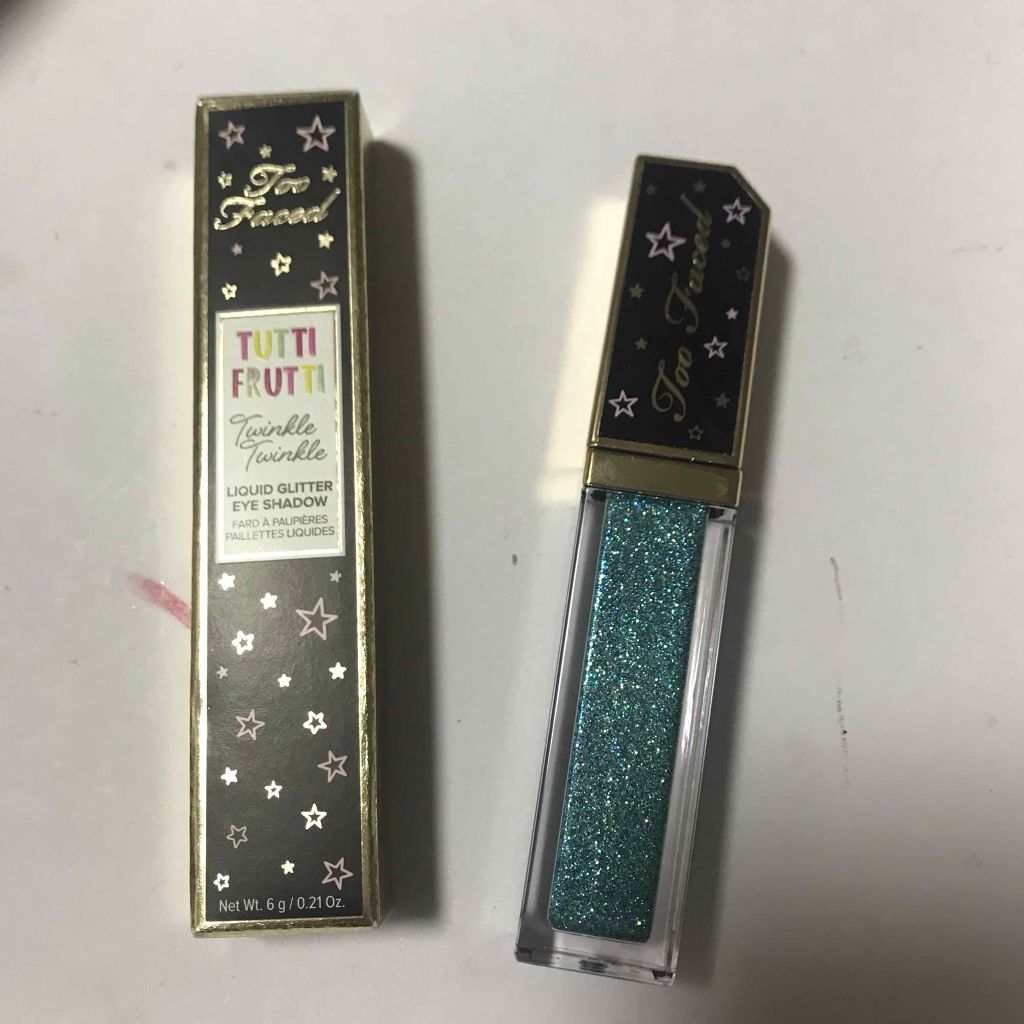 トゥインクル トゥインクル リキッド グリッター アイシャドウ アイス クイーン/Too Faced/グリッターを使ったクチコミ（1枚目）