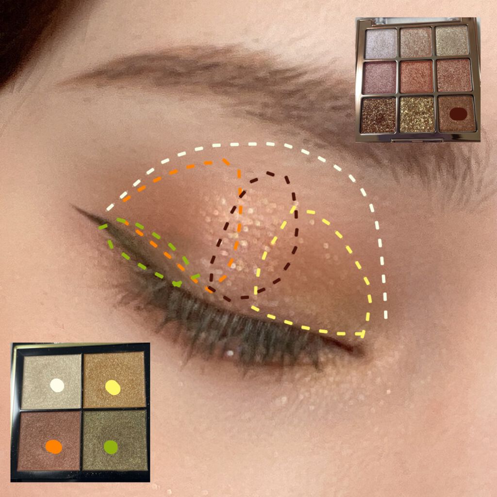 リアルクローズシャドウ/excel/アイシャドウパレットを使ったクチコミ(4枚目)