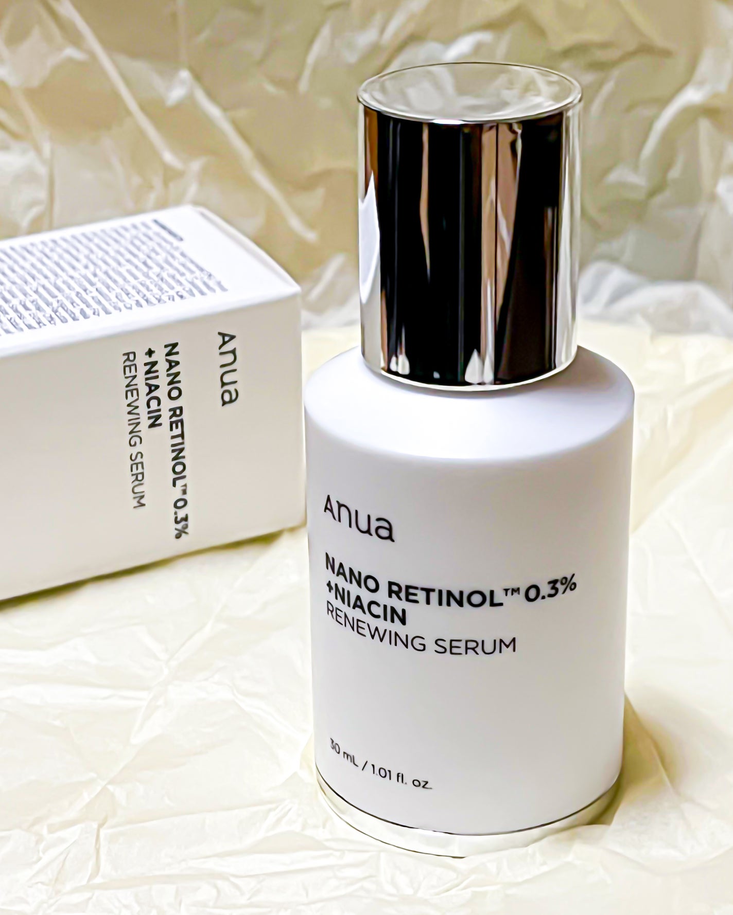 レチノール0.3 ナイアシンリニューイングセラム/Anua/美容液を使ったクチコミ(7枚目)