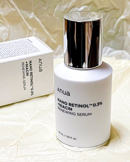 レチノール0.3 ナイアシンリニューイングセラム/Anua/美容液を使ったクチコミ(7枚目)
