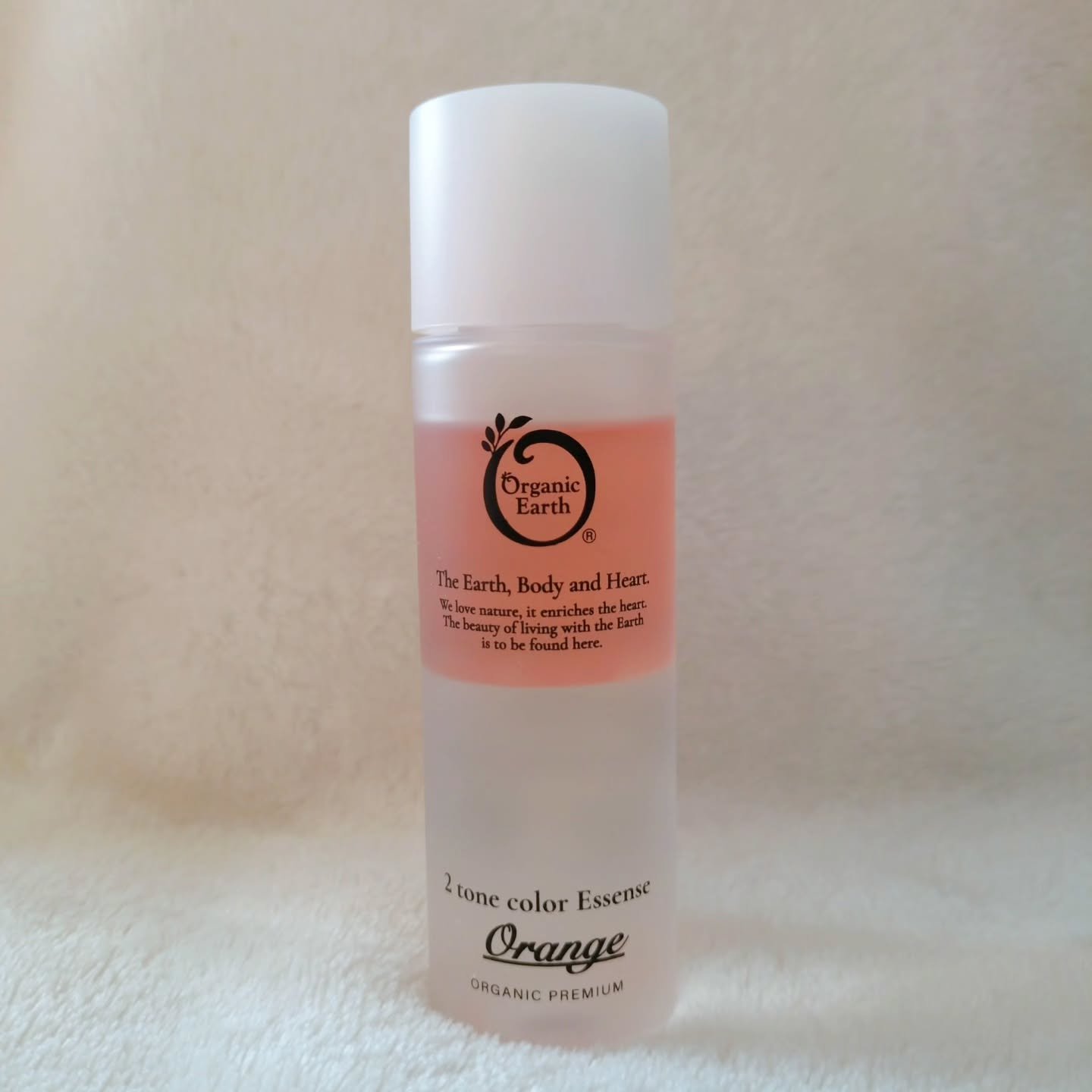 ツートンカラーエッセンス オレンジ/オーガニックアース/美容液を使ったクチコミ（1枚目）