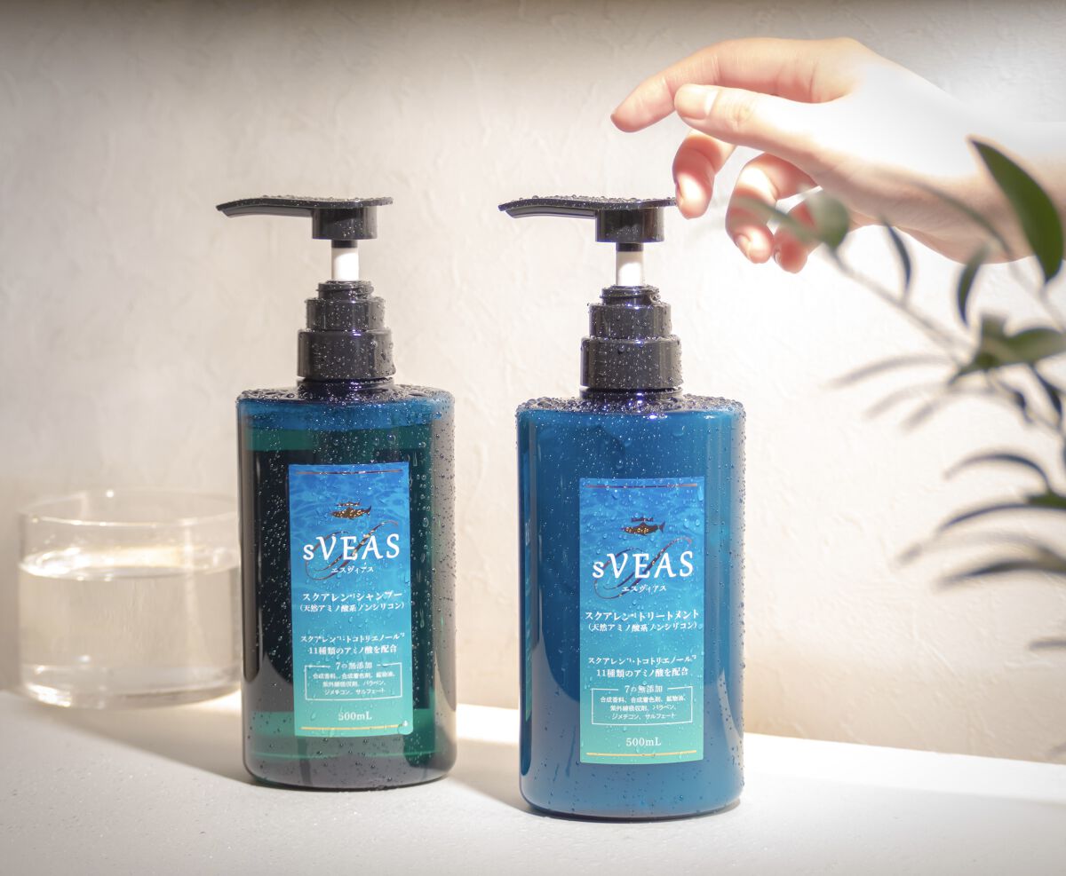 シャンプー (スクアレンシャンプー)／トリートメント (スクアレントリートメント) シャンプー 500ml/sVEAS/市販シャンプーを使ったクチコミ（2枚目）