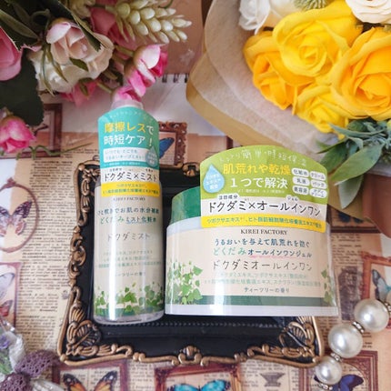 どくだみオールインワンジェル/KIREI FACTORY/オールインワン化粧品を使ったクチコミ(1枚目)