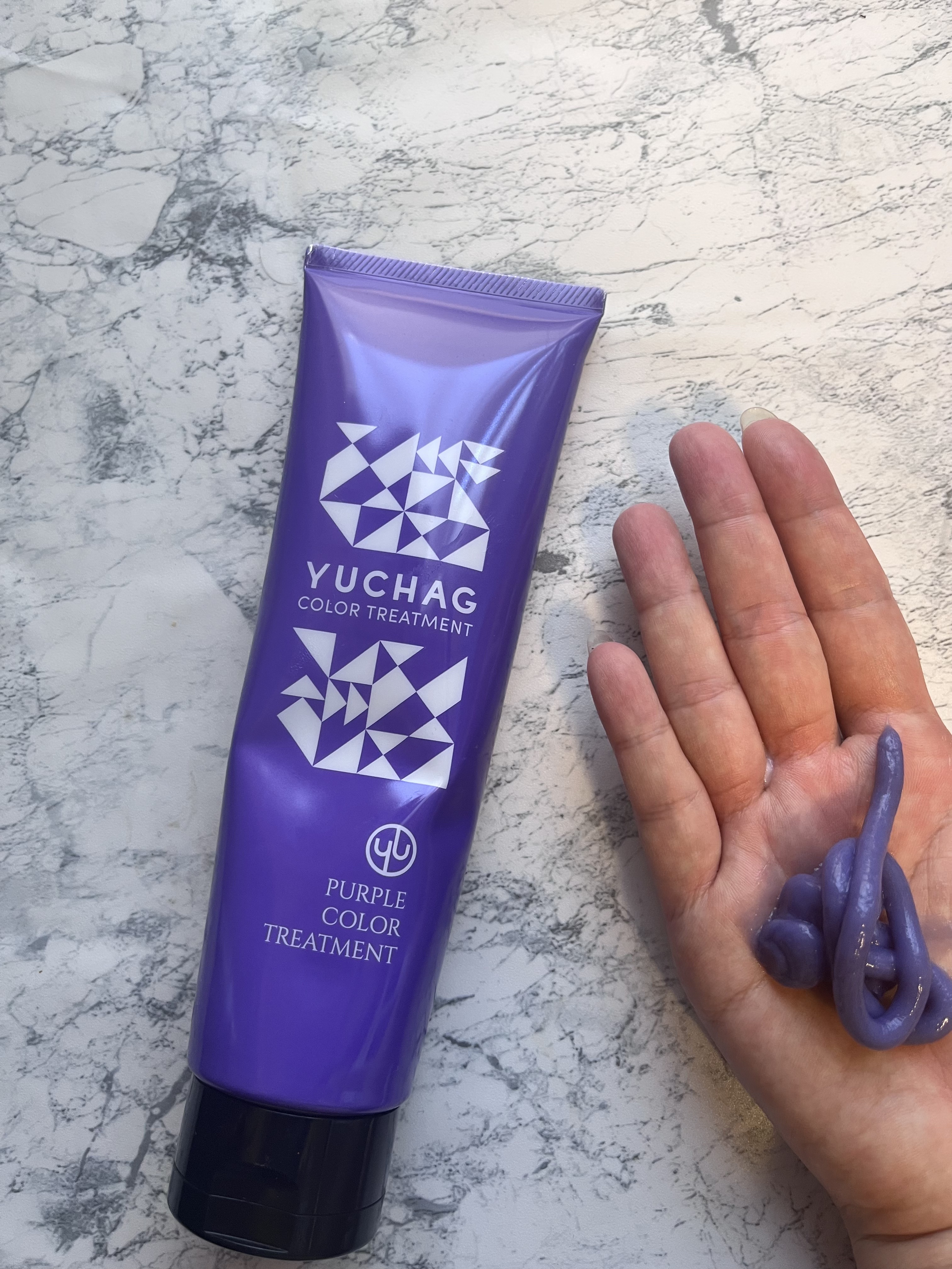 ユチャ　カラーシャンプー/カラートリートメント/YUCHAG/市販シャンプーを使ったクチコミ（3枚目）