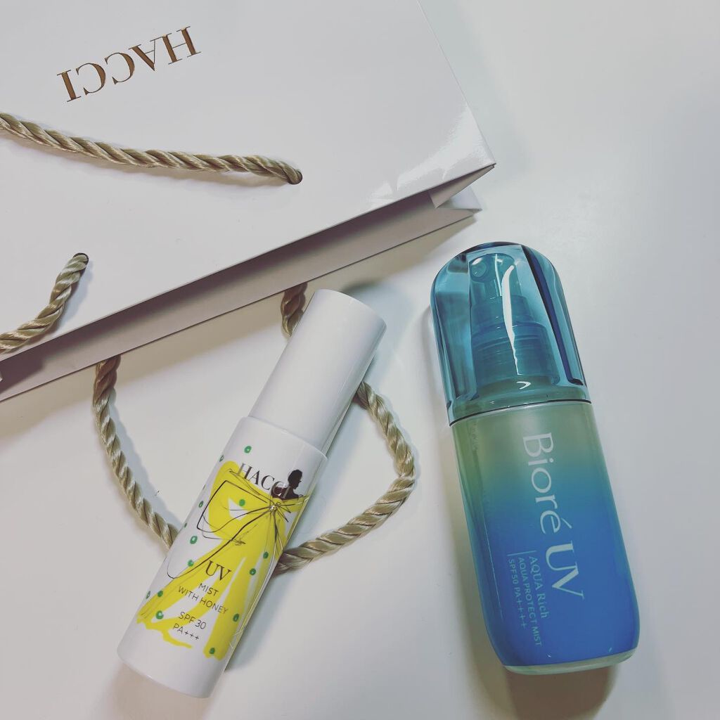 ビオレUV アクアリッチ アクアプロテクトミスト/ビオレ/日焼け止めミスト・スプレーを使ったクチコミ（1枚目）