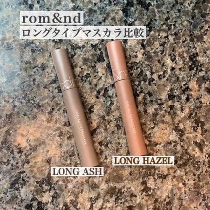 ハンオールフィックスマスカラ/rom&nd/マスカラを使ったクチコミ(1枚目)