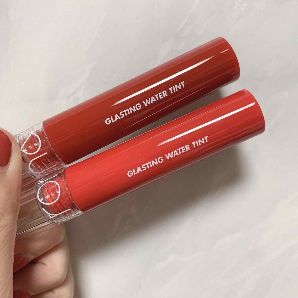 グラスティングウォーターティント/rom&nd/リップティントを使ったクチコミ(1枚目)