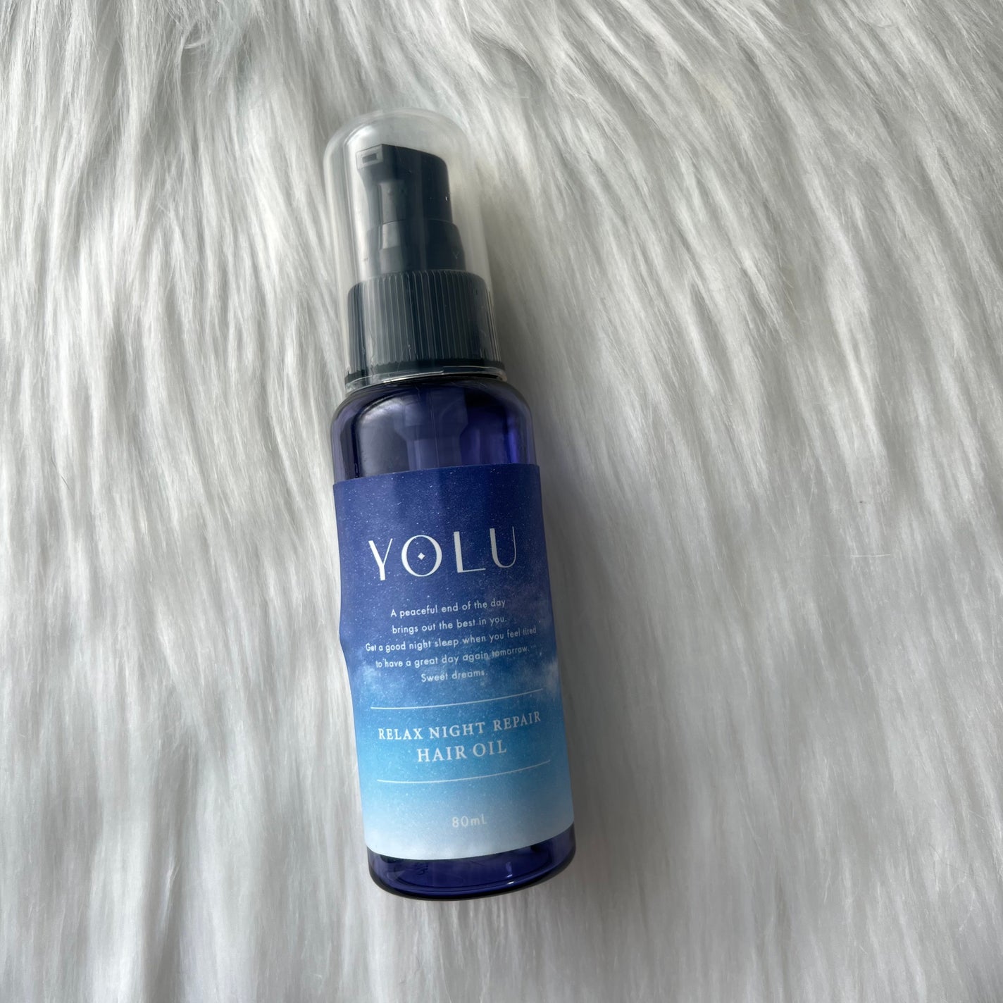 リラックスナイトリペアヘアオイル/YOLU/ヘアオイルを使ったクチコミ(1枚目)