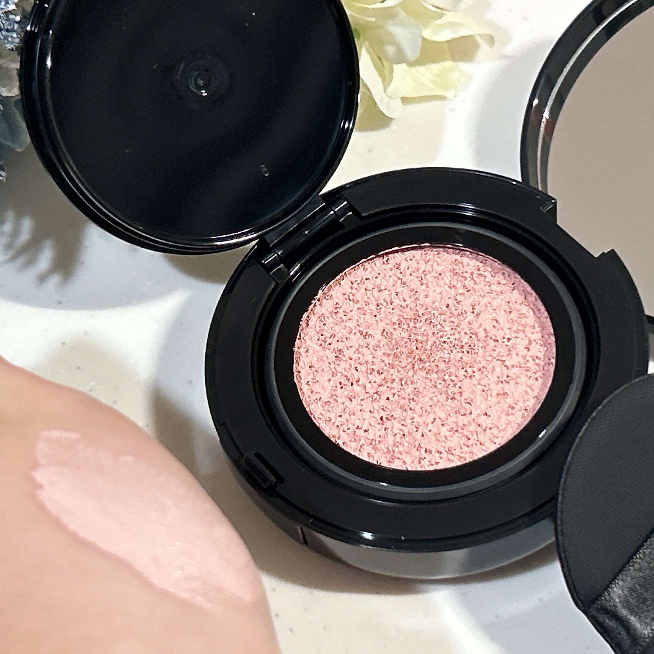 ケイト カラー＆カバークッション 01 フェアピンク(レフィル)/KATE/クッションファンデーションを使ったクチコミ（3枚目）