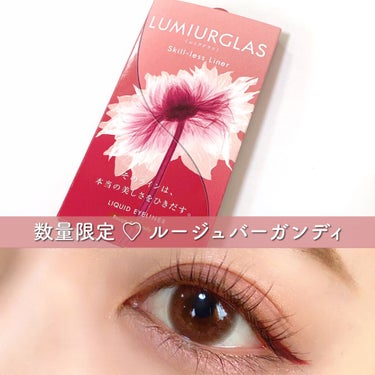 スキルレスライナー/LUMIURGLAS/リキッドアイライナーを使ったクチコミ（1枚目）