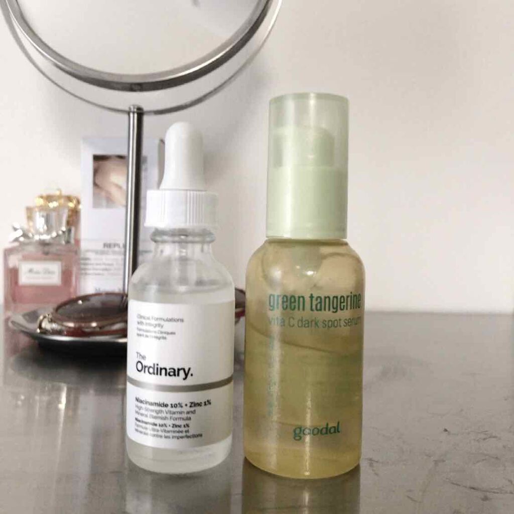 グリーンタンジェリン ビタC ダークスポットケアセラム/goodal/美容液を使ったクチコミ(3枚目)