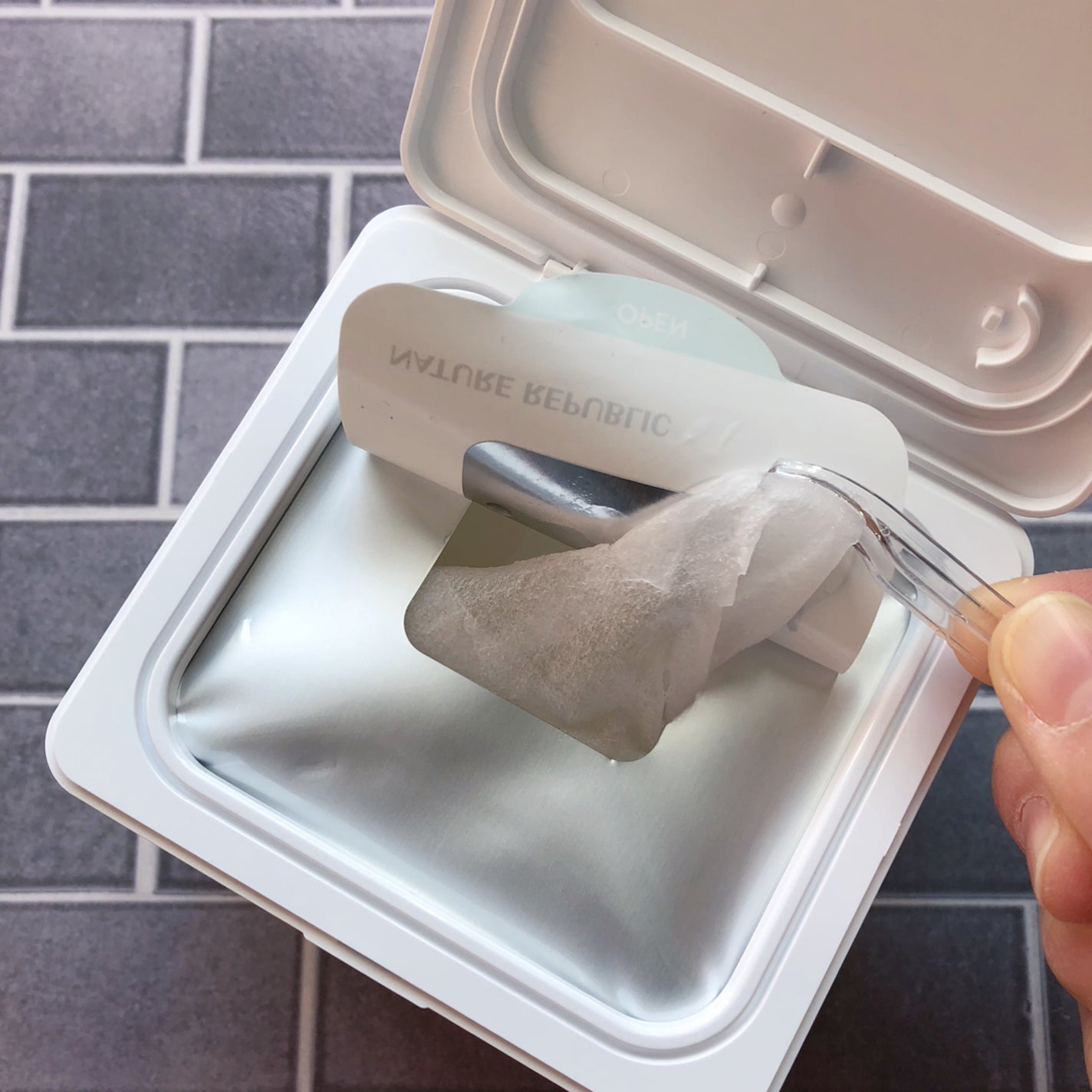 キューブマスク レチノール/ネイチャーリパブリック/シートマスク・パックを使ったクチコミ(3枚目)